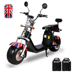 Scooter électrique rétro <span class=keywords><strong>Harley</strong></span> à double batterie, haute vitesse, 2 places, pneus larges, City <span class=keywords><strong>Coco</strong></span> E Scooter - Product Image 6
