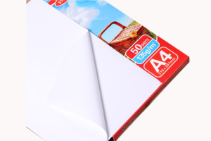 Jojo a4135g 50Sheets Độ Bóng Cao Một Bên Dính Không Thấm Nước Máy In Phun Dính Ảnh & Nhãn Giấy Bề Mặt Bóng - Product Image 5