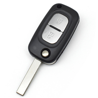 Carcasa de Repuesto para Llave de Coche con Control Remoto Plegable y Ranura