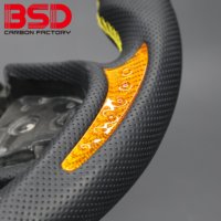 BSD Carbon für Dodge Durango RT SRT8 Hellcat Marke New Racing Style Custom Real Carbon Faser LED beheiztes Lenkrad