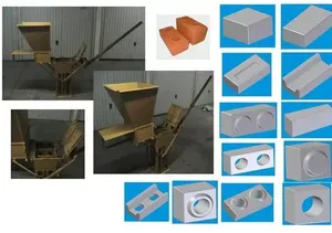 La macchina per mattoni di argilla produce due mattoni alla volta in modo efficiente - Product Image 4