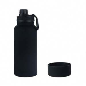 32OZ Mug Stainless Steel Insulated Water Bottle Stainless Steel Sports Water <b>Cup</b> Flask <b>With</b> 3 Lids Wide Mouth Travel <b>Thermal</b> Mug - Product Image 3