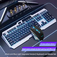 Clavier optique sans fil USB AOC KB122 2,4 GHz, 104 touches, sensation mécanique, rétroéclairage RVB 26 touches, nouveau clavier de jeu pour