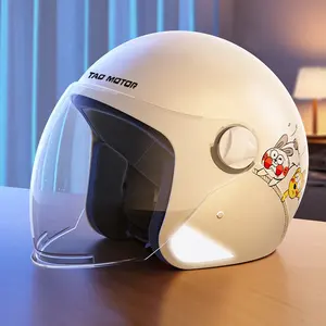 Tao Motor 2024 New ABS DOT Half-Face-Helm für Erwachsene Motocross Motorrad Motorräder Helme