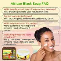 Savon à l'acide kojique en marque privée, blanchissant, glutathion pour éclaircir la peau, savon noir africain