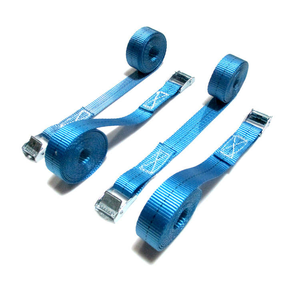 Großhandel Hochfeste 25mm Klemmschnalle Ladungssicherungsgurt mit Haken, Tiefenfarben-Polyester-Gurtband, Anpassbare Länge, Hebegurt - Product Image 3