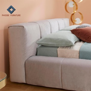Set di mobili moderni per camera da letto con bordo spesso letto king o <span class=keywords><strong>queen</strong></span> <span class=keywords><strong>size</strong></span> con contenitore - Product Image 3