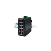 Commutateur Ethernet à Fibre Optique Industriel Mini Gimbo 10 Ports 10/100/1000T RJ45 Compact Convertisseur Média PoE Fibre Optique 5G