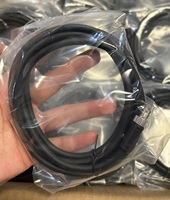 Venta de fábrica impermeable M12 Profibus Cable macho a hembra conector de 4 pines Cable de moldeo recto 2M M12 Cable de 4 pines