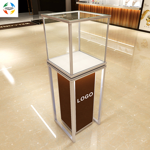 Chất lượng cao tuyệt vời kính kim loại khung hiển thị trường hợp Boutique đồ trang sức Showcase với tùy chỉnh kích thước và màu sắc Nhà Máy Giá - Product Image 2