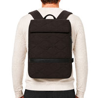 Sac à dos structuré pour ordinateur portable, sac de voyage unisexe avec rembourrage des épaules pour conférences professionnelles