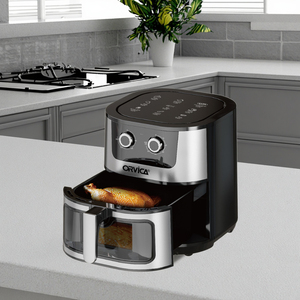 Orvica thiết bị nhà bếp nhỏ thiết bị Nồi chiên không khí thép không gỉ thông minh tự động điện Nồi chiên không khí ORM-8850 - Product Image 3