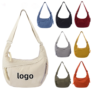 Customizable Logo Design Unique Versatile Dumpling-Shaped Nylon Crossbody and Shoulder Bag Large Capacity Promotional Backpack