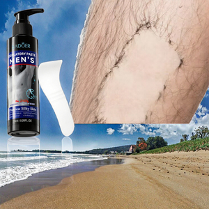 Crème <span class=keywords><strong>Dépilatoire</strong></span> Chimique Organique pour Hommes Épilation Instantanée <span class=keywords><strong>Mousse</strong></span> pour les Aisselles les Mains le Corps et les Jambes Marque Privée - Product Image 5