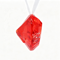 Acryl hart hangend ornament Valentijnsdag decoratie liefdesvormige hanger voor huisdecoratie