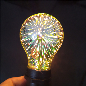 Phổ Biến Nhất Cơ Sở Tiêu Chuẩn E27 5W Pháo Hoa 3D Bóng Đèn LED A60 Bar Partt Trang Trí Ánh Sáng - Product Image 5