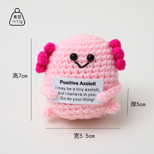 Muñecas de punto superventas transfronterizas, adornos de ganchillo de hilo hechos a medida, productos terminados, hechos a medida con materiales proporcionados - Product Image 4