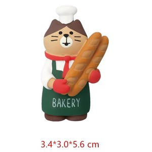 Figurines en résine 3D mignonnes style pyramide, thèmes religieux, féeriques, chats, <span class=keywords><strong>chiens</strong></span>, pain, style boulangerie Kawaii, mini ornements créatifs pour la maison et le bureau, cadeau - Product Image 6