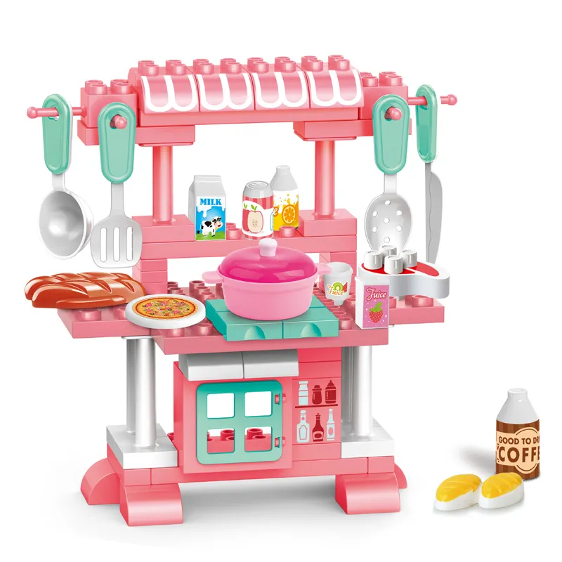 Other pretend role play preschool kitchen toys cooking play set food