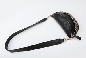 Bolsa feminina para cinto de couro, bolsa feminina preta com cordão cruzado - Product Image 6