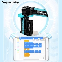 875 pièces STEM programmation éducative blocs de construction jouet assemblage scientifique bras robotique intelligent ingénierie blocs de construction kits