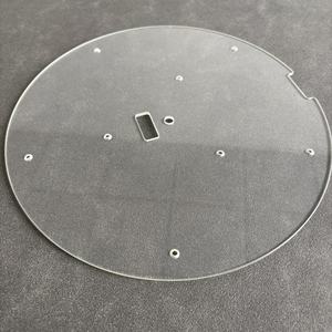 क्वार्ट्ज राउंड बोरोसिलेट टेम्पर्ड ग्लास प्लेट फ्लैट पैटर्न दृष्टि ग्लास और स्तर गेज डिस्क - Product Image 2