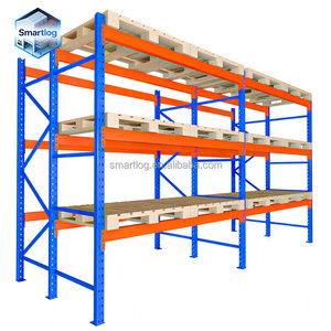 工业仓库货架钢制夹层地板木制书架金属储物架金属储物架纸箱包装 - Product Image 3