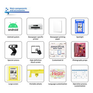 Jlj फोटो बूथ प्रिंटर वाणिज्यिक सेवा सॉफ्टवेयर लोगो शेल फोटोबूथ प्रिंटर वेंडिंग मशीन उपकरण - Product Image 4
