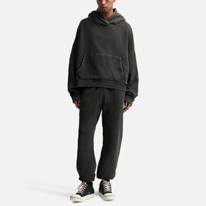 Nouveau Hoodie Décontracté Tendance pour Homme avec Logo Personnalisé, Style Vieilli, Vente en Gros, Coupe Ample Classique, Confortable, en Coton Lavé - Product Image 3