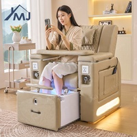 Fauteuil de pédicure et de manucure électrique avec massage intégré pour salon de beauté