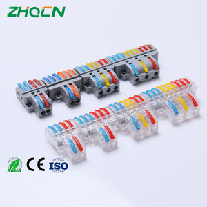 FY-26 kompakt kol somun Terminal bloğu hızlı ekleme 28-12AWG kablo için tel tutucu elektrik konnektörü FY-39 plastik - Product Image 1