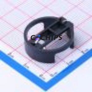 BS-01-A1BK002 Button & Strip Battery Connector Through hole Component (THT) Connector Battery Holder CR2032 Phosphor Bronze Tin - Product Image 2