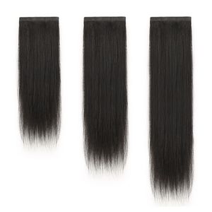 Produits de vente chauds 2024 Volume de cheveux moelleux <span class=keywords><strong>Clip</strong></span> noir d'aspect naturel invisible dans les extensions de cheveux humains pour les cheveux fins - Product Image 3
