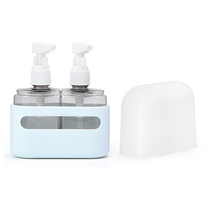 Ensemble de flacons combinés en plastique 50 ml 100 ml, vaporisateur, distributeur de voyage portable pour shampoing, savon, cosmétiques - Product Image 5
