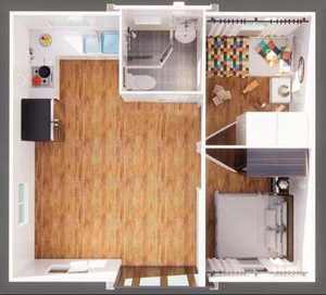 บ้านสำเร็จรูปสี่ห้องนอนหนึ่งห้องน้ำ บ้านคอนเทนเนอร์หรูหราขนาด 20 และ 40 ฟุต แบบขยายได้ พร้อมพลังงานแสงอาทิตย์สำหรับขาย - Product Image 6