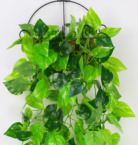 Plantas Artificiales Colgantes, <span class=keywords><strong>Epipremnum</strong></span> <span class=keywords><strong>Aureum</strong></span> Artificial Colgante, Hiedra Artificial Verde para Decoración - Product Image 2