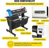 Máquina de corte láser con sensores de cámara de contorno automático, plotter de corte de vinilo, corte por tiempo ilimitado, gran oferta