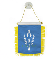 Drapeau national d'Haïti, mini-drapeau en polyester 15*10 cm, décoration nationale pour les événements sportifs scolaires, les festivals patriotiques