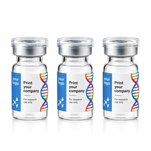 Research Use Self Adhesive Printed <b>Labels</b> Custom Logo Available for Peptide Specimen Xilin Vial Packaging - Product Image 1