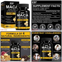 Capsules OneBtanicl Maca Root Plus pour hommes - Stimule la santé sexuelle et reproductive, la gestion de l'énergie et le soutien de la thyroïde