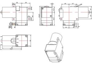 <span class=keywords><strong>Pompe</strong></span> à air purifiante micro-diaphragme à auto-amorçage, moteur CC 12V basse pression, en EPDM, personnalisable, OEM - Product Image 3