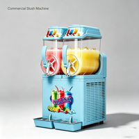 Machine à slush commerciale Baiwin, distributeur de boissons glacées, machine à granita pour les magasins de bubble tea, les bars à jus, le service de boissons d'été