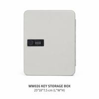 Boîte de gestion des clés compacte avec serrure à combinaison pour l'organisation des clés de bureaux, propriétés, hôtels et installations, WW026