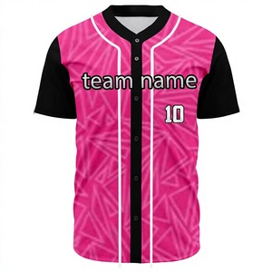 Maillot de baseball de haute qualité, usine de maillots de baseball, t-shirt de baseball personnalisé, maillots de baseball avec logo d'équipe - Product Image 1