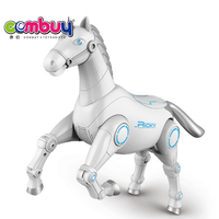 Jouet interactif pour animaux robotiques à infrarouge marchant, télécommande, cheval
