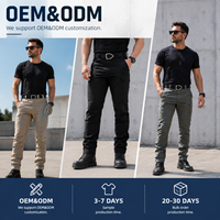 Pantalon cargo imperméable pour homme, pantalon tactique olive, pantalon de combat, randonnée, multi-poches, pantalon cargo noir pour homme, haute qualité
