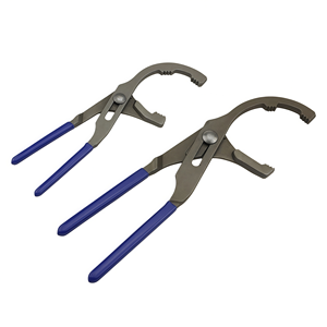 Pince à filtre à huile réglable à 5 vitesses, en acier au carbone, trempage haute température, mâchoires dentelées pour réparation automobile - Product Image 1