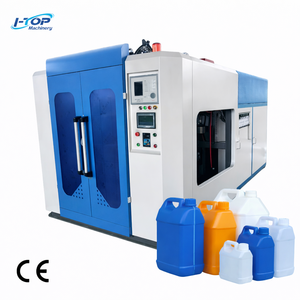 Machine d'extrusion-soufflage automatique haute productivité pour bouteilles d'<span class=keywords><strong>eau</strong></span> en HDPE, contenants de détergent et bidons - Product Image 1