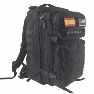 Doble hombro 3P gran capacidad Crossbody caza resistente negro Nylon mochila Molle 45L mochila táctica - Product Image 4