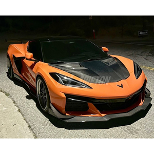 Nuevo alerón delantero de fibra de carbono estilo Z07 agresivo con canards para Chevrolet Corvette C8 Z06 Z07 E-Ray - Product Image 2